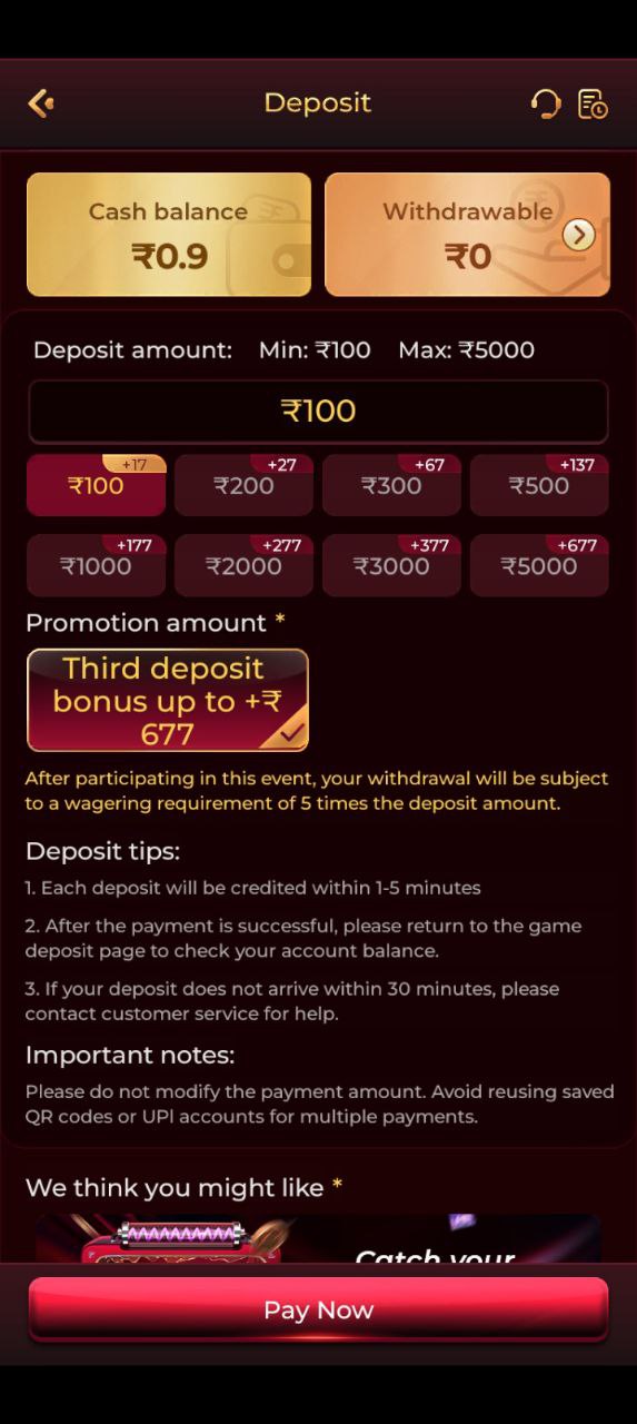 91Bet Game app interface displaying multiple betting options